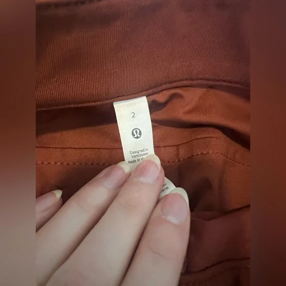 Lululemon Athletica City Sleek 5 Pocket Pants Copper Size 2 - Picture 2 of 4